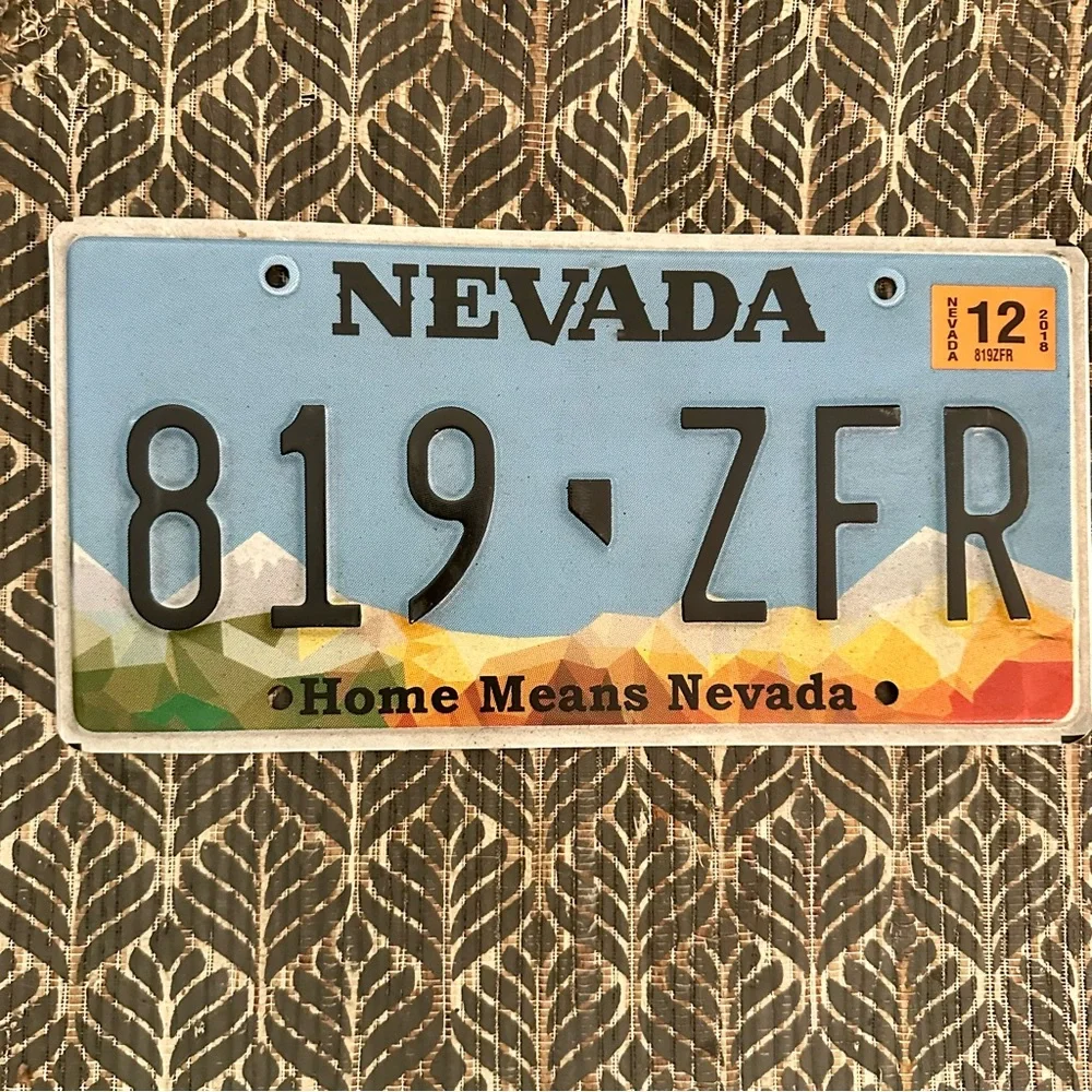 Nevada Home Means Nevada License Plate